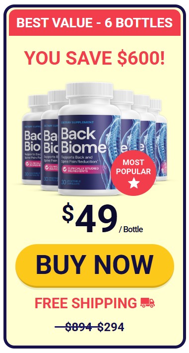 Buy BackBioMe 6 Bottles